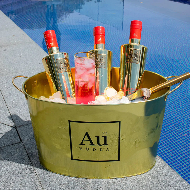 Au Gold Ice Bucket