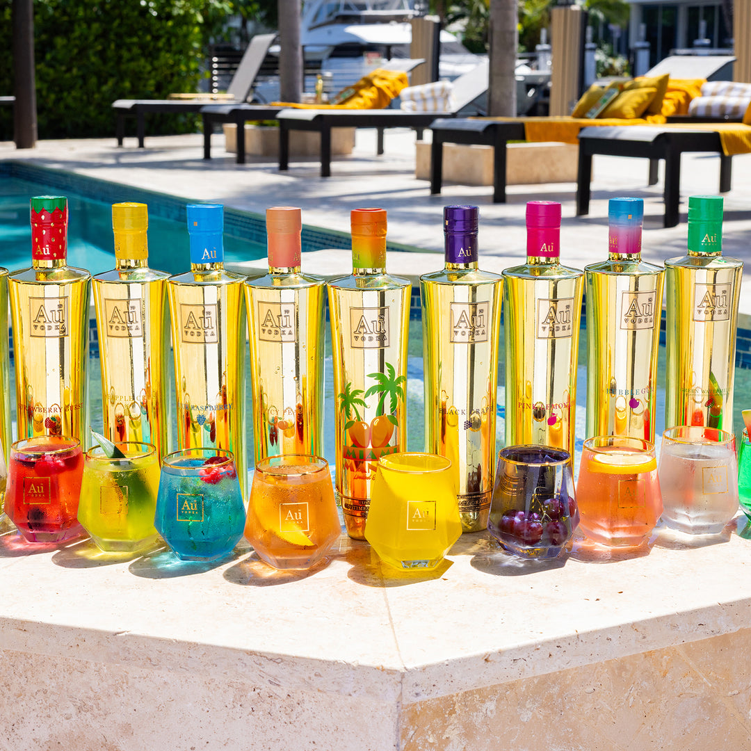 Au Vodka Miami Mango Full Flavour Bundle - 9 Bottle