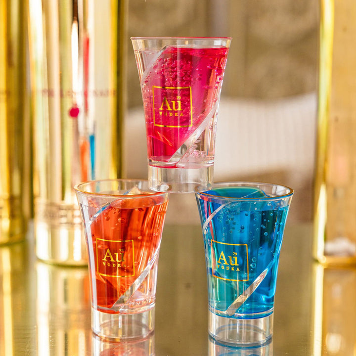 Verre à liqueur en spirale Au