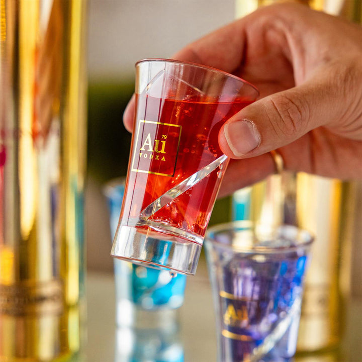 Verre à liqueur en spirale Au