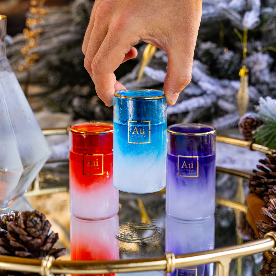 Verre à liqueur givré Au