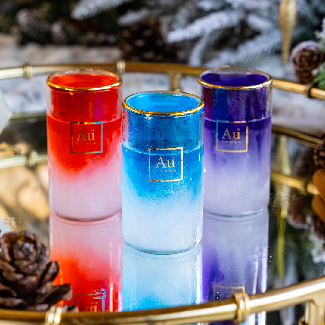 Verre à liqueur givré Au