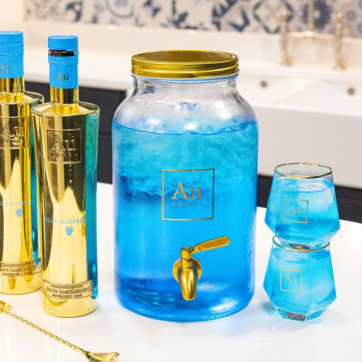 Distributeur de cocktails en verre Au